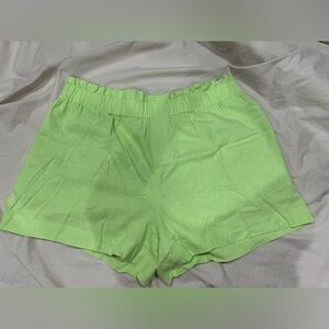 A New Day, Light Green Linen shorts, Size XXL